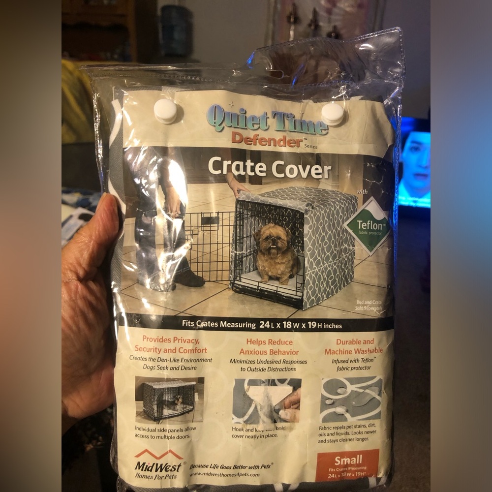 Quiet Time Defender Crate Cover for Dog Crate
